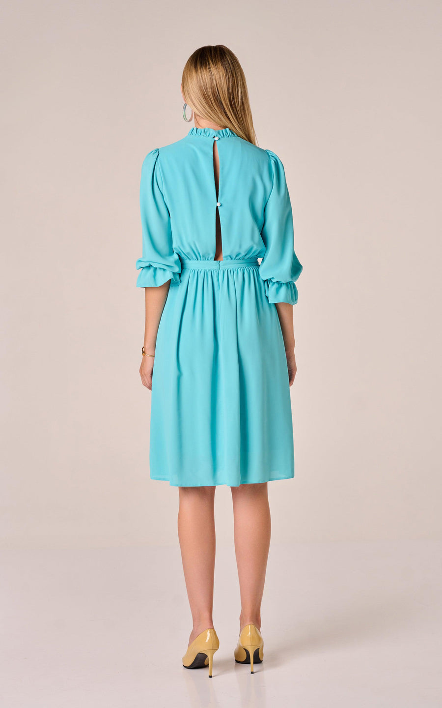 ANASTASIA | Flare Skirt Tiffani Midi Dress | Tatiana Tretyak Brand