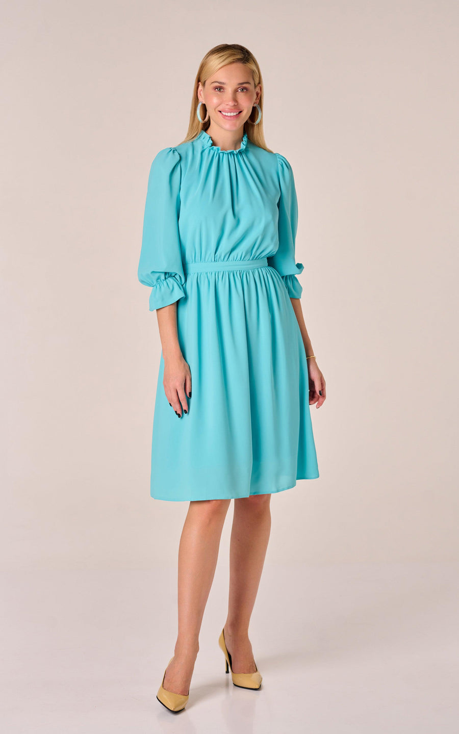 ANASTASIA | Flare Skirt Tiffani Midi Dress | Tatiana Tretyak Brand