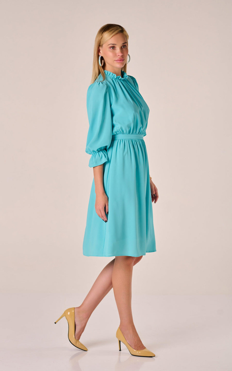 ANASTASIA | Flare Skirt Tiffani Midi Dress | Tatiana Tretyak Brand