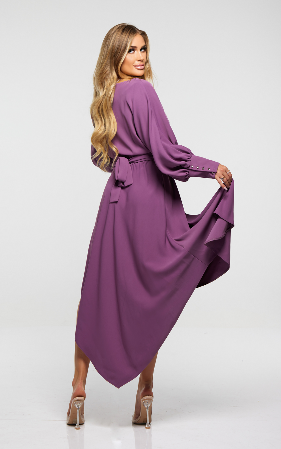 BELLA | Pink Flowers Dress | Tatiana Tretyak Brand