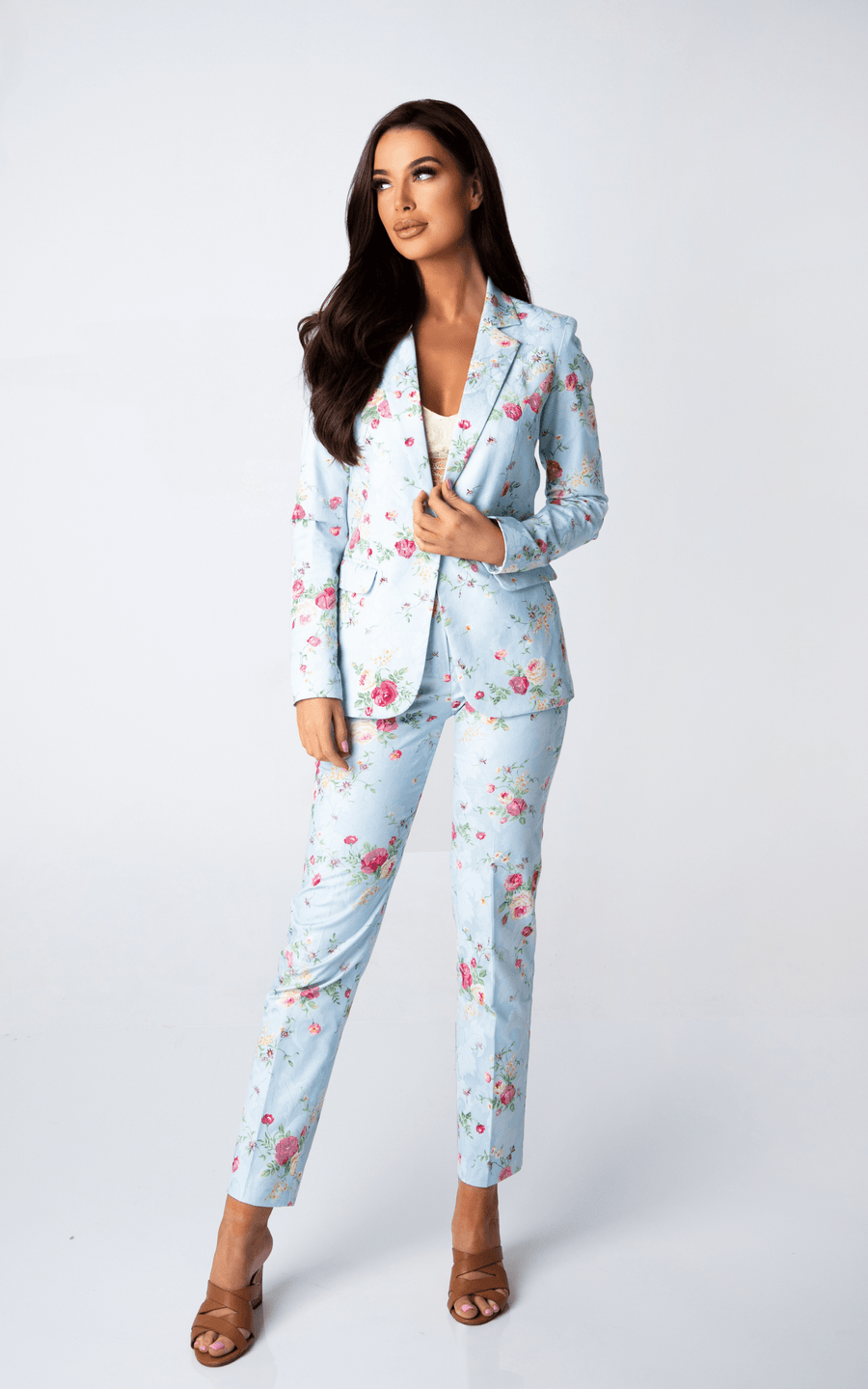 ATLANTIDA | Women's Floral Pants Suit | Tatiana Tretyak Brand