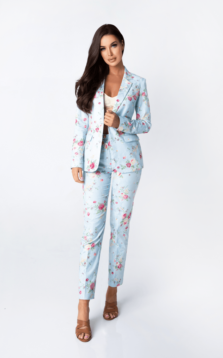 ATLANTIDA | Women's Floral Pants Suit | Tatiana Tretyak Brand