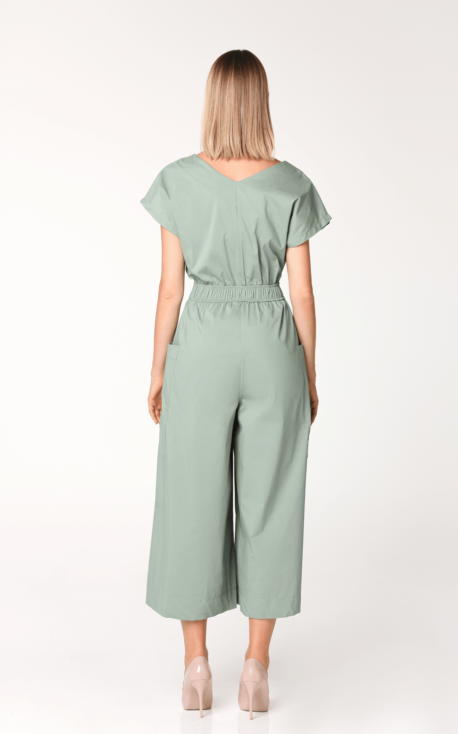 KIM | Women's Casual Olive Jumpsuit Overal | Tatiana Tretyak Brand