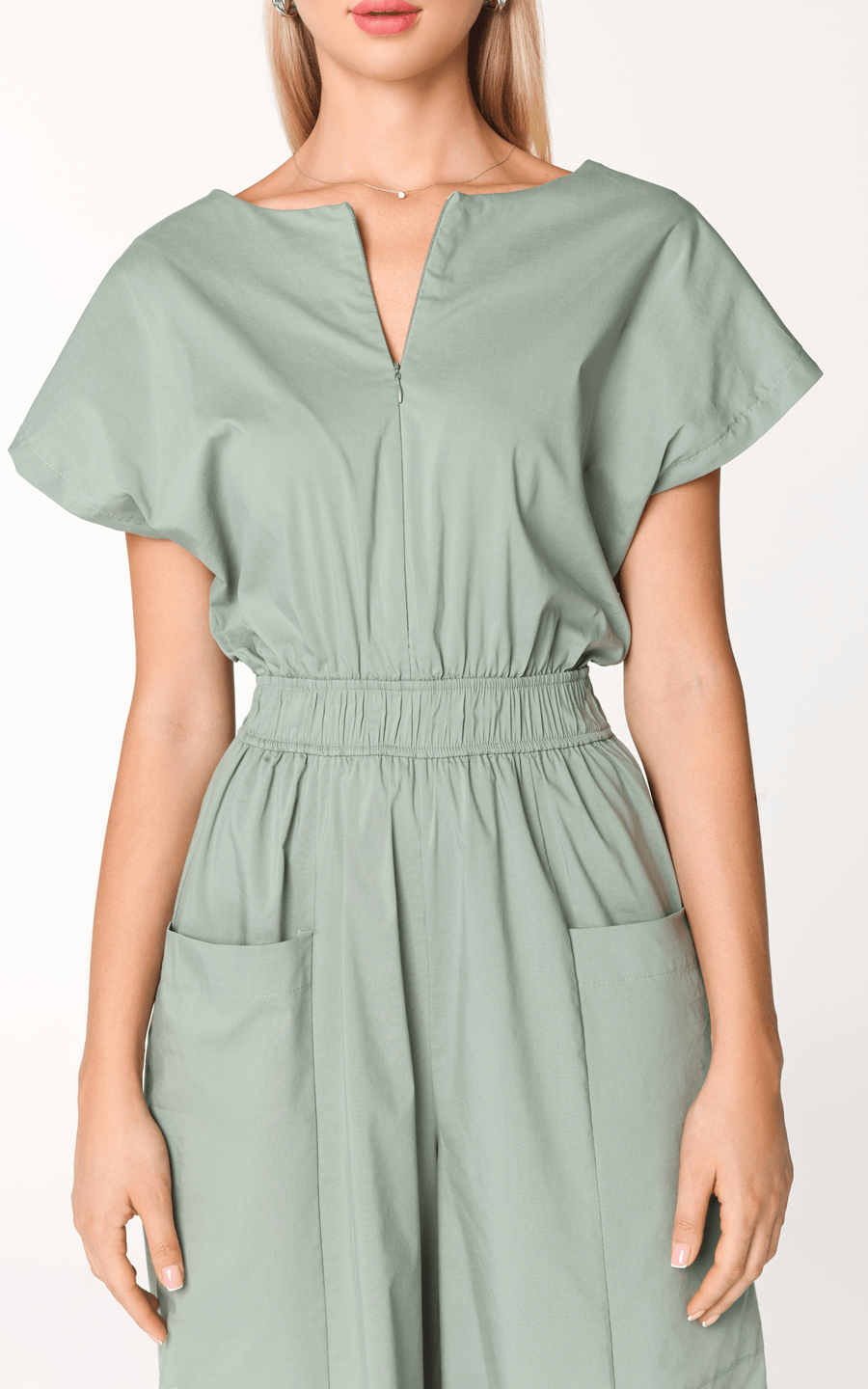 KIM | Women's Casual Olive Jumpsuit Overal | Tatiana Tretyak Brand