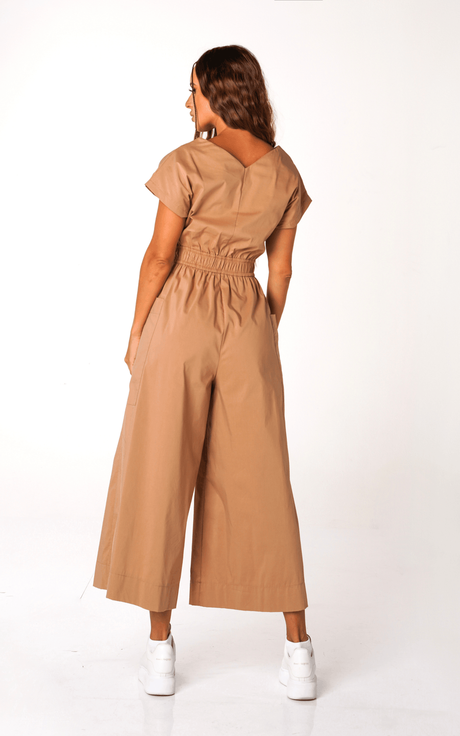 KIM | Women's Casual Sand Jumpsuit Overal | Tatiana Tretyak Brand